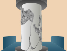 コンクリート圧縮強度試験